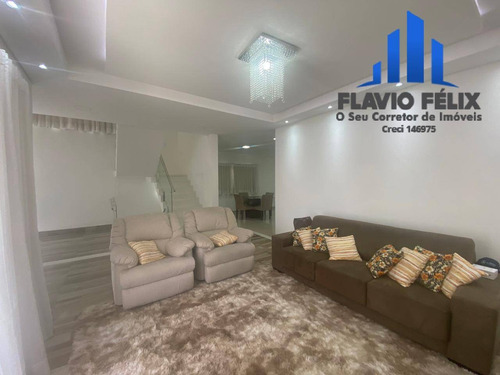 Imagem 3 de 15 de Casa A Venda Condomínio Real Park Arujá Com 3 Suítes E 6 Vagas - 735