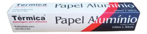 Papel Alumínio Com 100 Metros (30x100) - Kit Com 03 Rolos