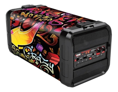 Parlante Portátil Adventure 5 Novik Bluetooth Usb Led + Mic