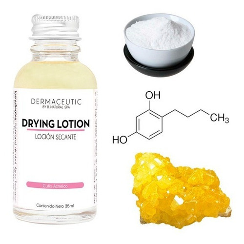 Imagen 2 de 3 de Secador De Barros Profesional Drying Lotion Tipo De Piel Acneica