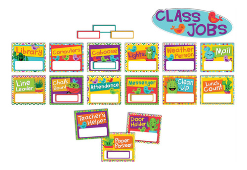 Eureka Sharp Bunch Classroom Jobs Juego Tablon Anuncio 40