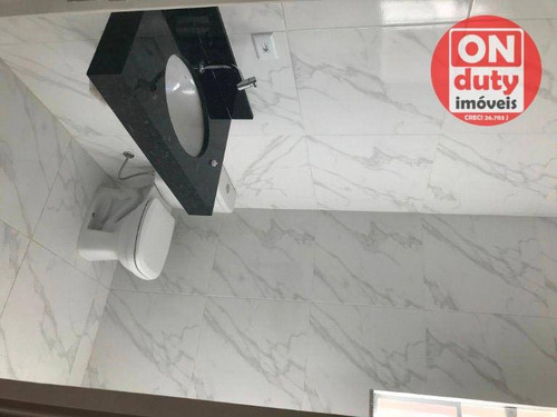 Imagem 2 de 14 de Sobrado Com 3 Dormitórios À Venda, 116 M² Por R$ 765.000,00 - Gonzaga - Santos/sp - So0340