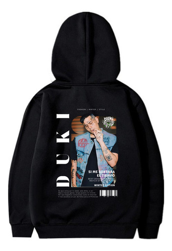 Sudadera Trap Y Rap Unisex Algodón Duki Modo Diablo M3