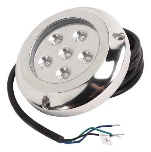 Lampara Agua Mar 6 Chips Led 316 Acero Inoxidable Ip68 Yate