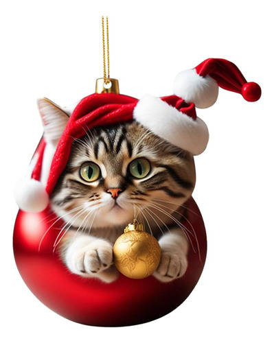 Decoración Navideña De Gatos, Figura De Gato, Estilo C