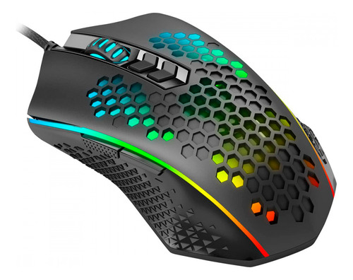 Mouse Gamer Redragon Memeanlion Honeycomb Rgb 12000 Dpi