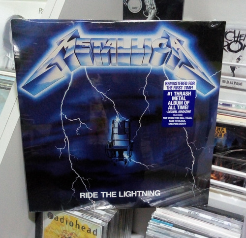 Metallica Ride The Lightning Lp Vinilo Megadeth Slayer Ac/dc