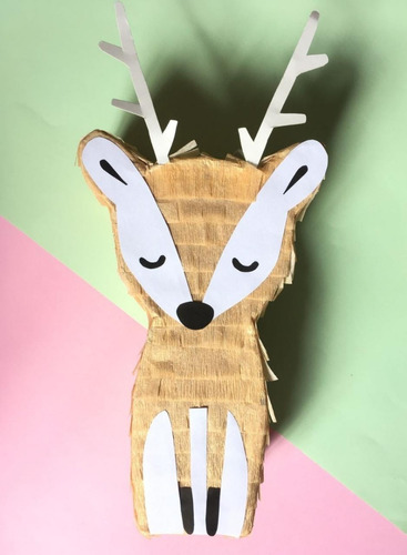 Piñata Ciervo Bosque Bambi Chica Cotillon Reutilizable