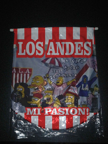 Banderin Paño 36cm Los Andes Pintadas M01