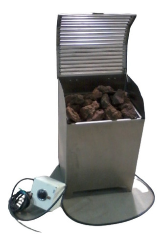 Sauna Seco Acero Inox 3kw Monofasico + Control Temp. Digital
