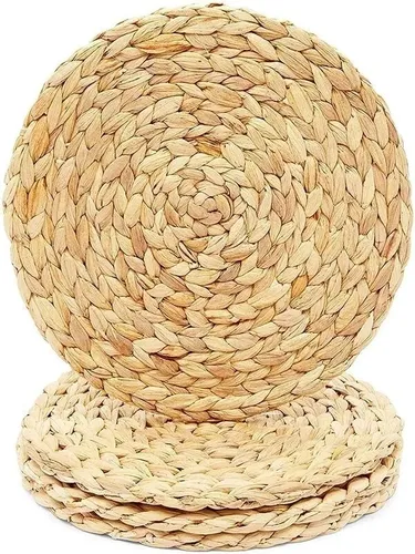 comprar Individuales Redondo De Mesa Hogar Cocina De Yute Natural