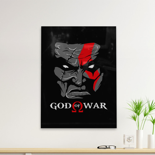 Cuadro Deco God Of War Face 3 (d1215 Boleto.store)