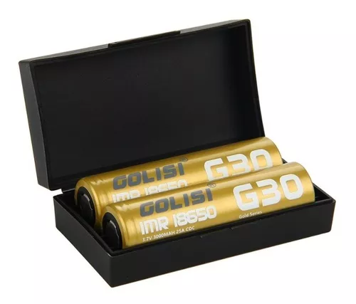 Batería 18650 - Recargable G30 [Golisi], 3000mah