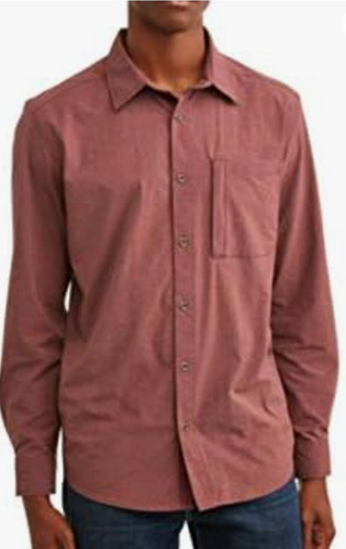 Camisa Swiss Tech Hombre Talla Xxl (50-52), Color Magenta
