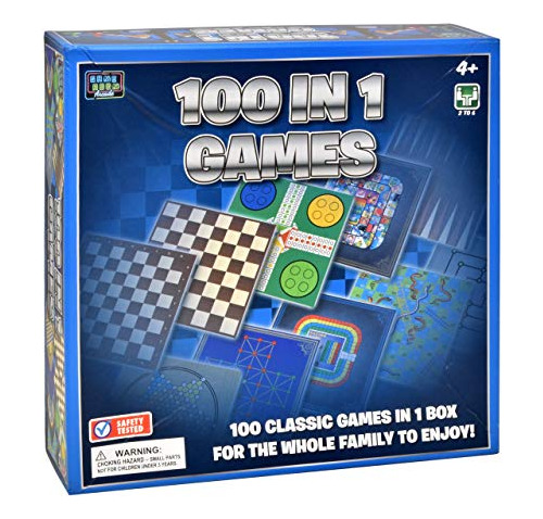 Colección De Juegos Clásico, 100 Juegos De Mesa Familiar Par