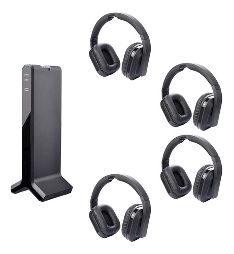 4 Auriculares Inalambricos Para Tv Avantree Con 1 Transmi...