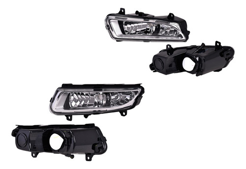 Kit-2 Faros Niebla Depo Volkswagen Polo 13 A 14