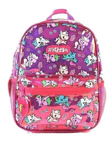Imagen 1 de 5 de Mochila Unicornio Infantil Jardin Espalda 12 Pulgadas 91331