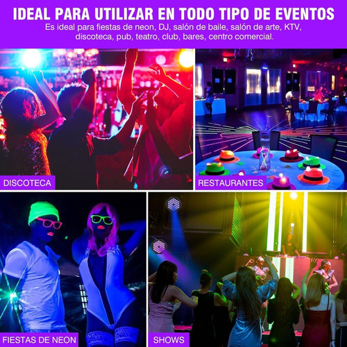 . Canhão De Leds Rgb Audiorrítmico Dmx Controle Remoto