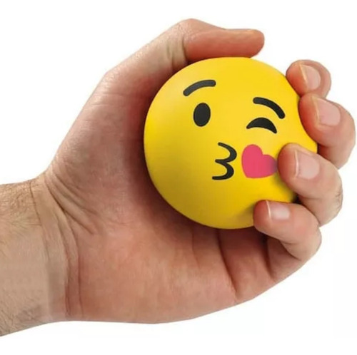 Pelotas Antiestres Espuma Estimulacion Rehabilitacion Emoji