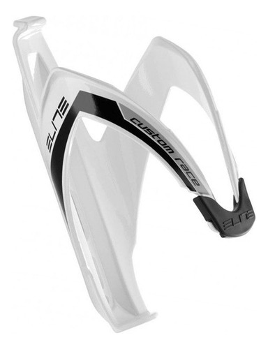 Suporte Garrafa De Ciclismo Elite Custom Race Preto E Branco