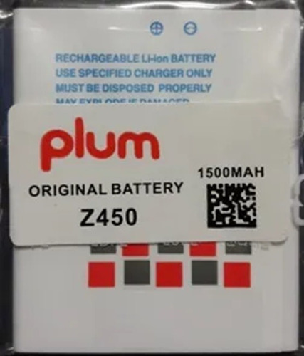 Bateria Plum Z450 30dia Garantia Original Tienda