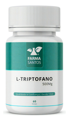 Melhor Concentração L-triptofano 500mg 60 Doses Sabor Without flavor