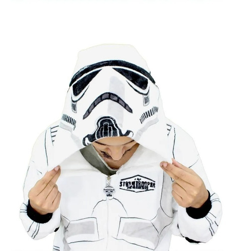 Pijama Macacão Kigurumi Star Wars Stormtrooper G Zonacriativ