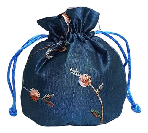 Bolsos De Flores Bordadas Bolso Cosmético Hecho A Mano