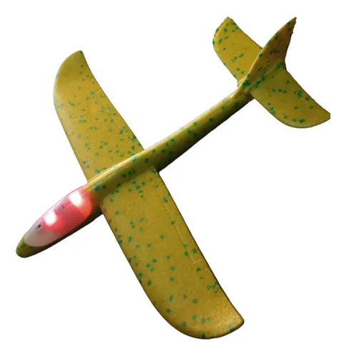 comprar Avion Planeador Con Luz Led Gigante 48 Cm