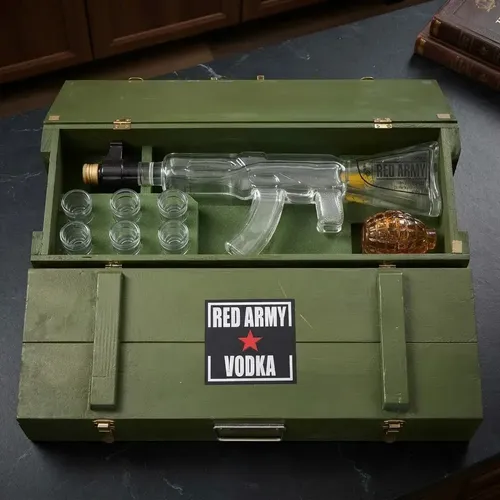 Vodka Red Army Kalashnikov 1000ml | MercadoLivre