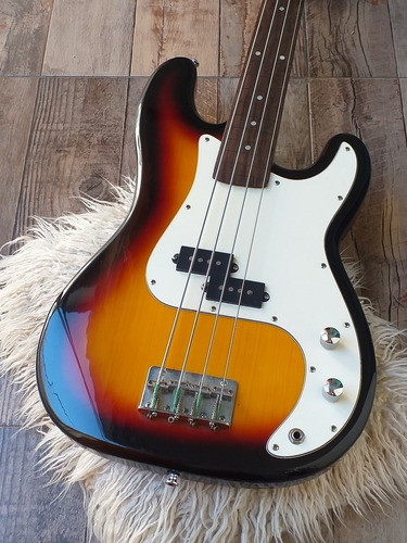 Bajo Bass Fretless Squier Sx Mirss Anderson Cort Texas Laqueado