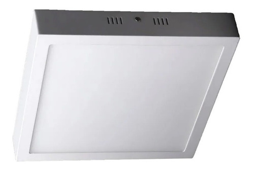 Panel Plafon Led Aplicar Cuadrado Blanco 18w Candil