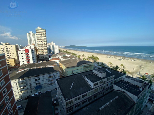 Imagem 11 de 15 de Amplo Apartamento De 1 Dormitório, 1 Vaga, Prédio Frente Praia Na Tupi - Si1868
