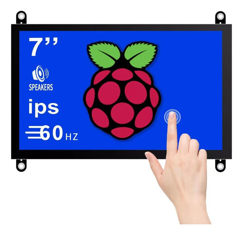 Hmtech Monitor De Pantalla Táctil Raspberry Pi De 7 Pulgadas