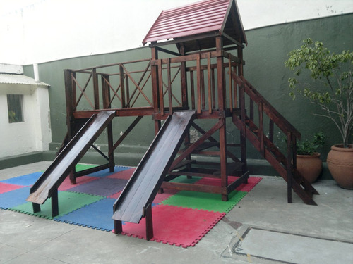 Juegos Infantiles En Madera Para Jardines Exterior /interior