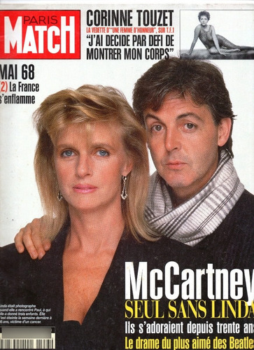 Paul Mccartney & Linda Revista Paris Match(1998) The Beatles