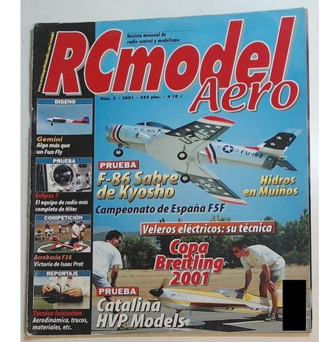 Revista Rcmodel Aero De Radio Control Y Modeli 2 F-86 Sabre 