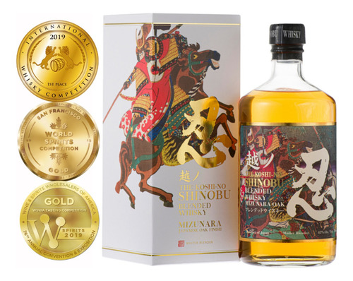 Whisky Japonés Shinobu Mizunara Master Blender Bostonmartin