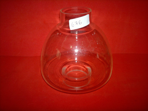 Cupula Vidro Transparente Com 2 Encaixes-reposição  (676)