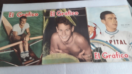 El Gráfico Año 1950 Lote De 5 Revistas Impecables (Usado)