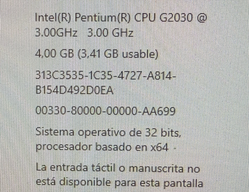 Mother H61 Procesador Intel G2030 3.0 Ghz Y 4 Gb De Ram Azul Acero (Usado)