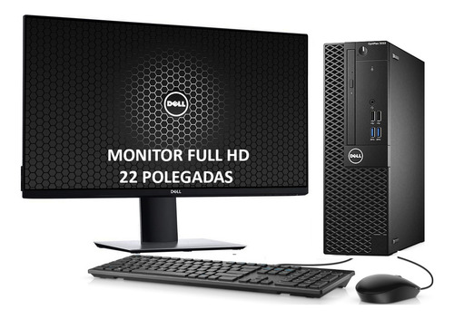 Cpu Dell Optiplex 3050 Core I5 7ger 8gb 480 Ssd + Monitor 22