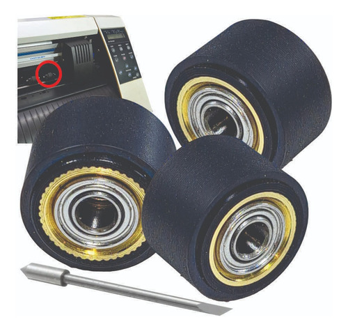 Plotter Graphtec Pinch Roller Heavy Duty 3 Pz +navaja Gratis
