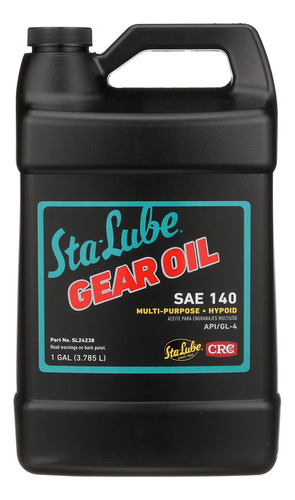 Sta-lube Gl-4 Aceite De Engranaje Multipropósito Sae 140 Sl2