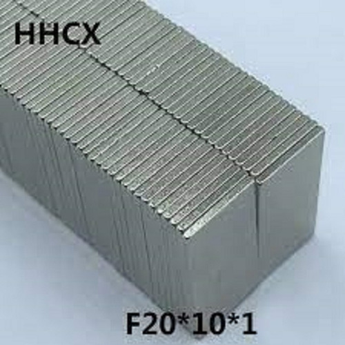 Iman De Neodimio 20x10x1 Mm Rectangular Ultra Potente Fuerte