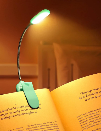 Luz Led De Lectura Para Libros Recargable Usb Ajustable - T