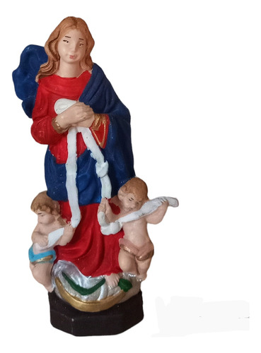 Virgen Desatanudos 15 Cm De Pvc Irrompible Estatuilla 