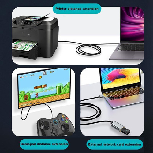 Gitifo F30165-b Cable Adaptador De Discos Duros Externo De Usb 3.0 Macho A Hembra S a t a 1 Metros , Compatible con Windows 2000/2003 / XP / Vista / Windows 7 / Windows 10 SP1, Linux, iOS y otros disp