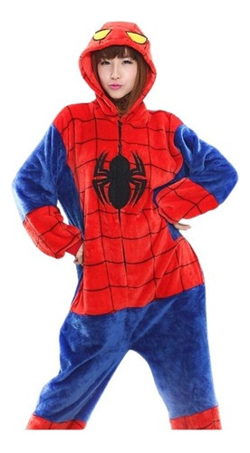 Pijama Mameluco Disfraz Tipo Spider-man Para Toda La Familia